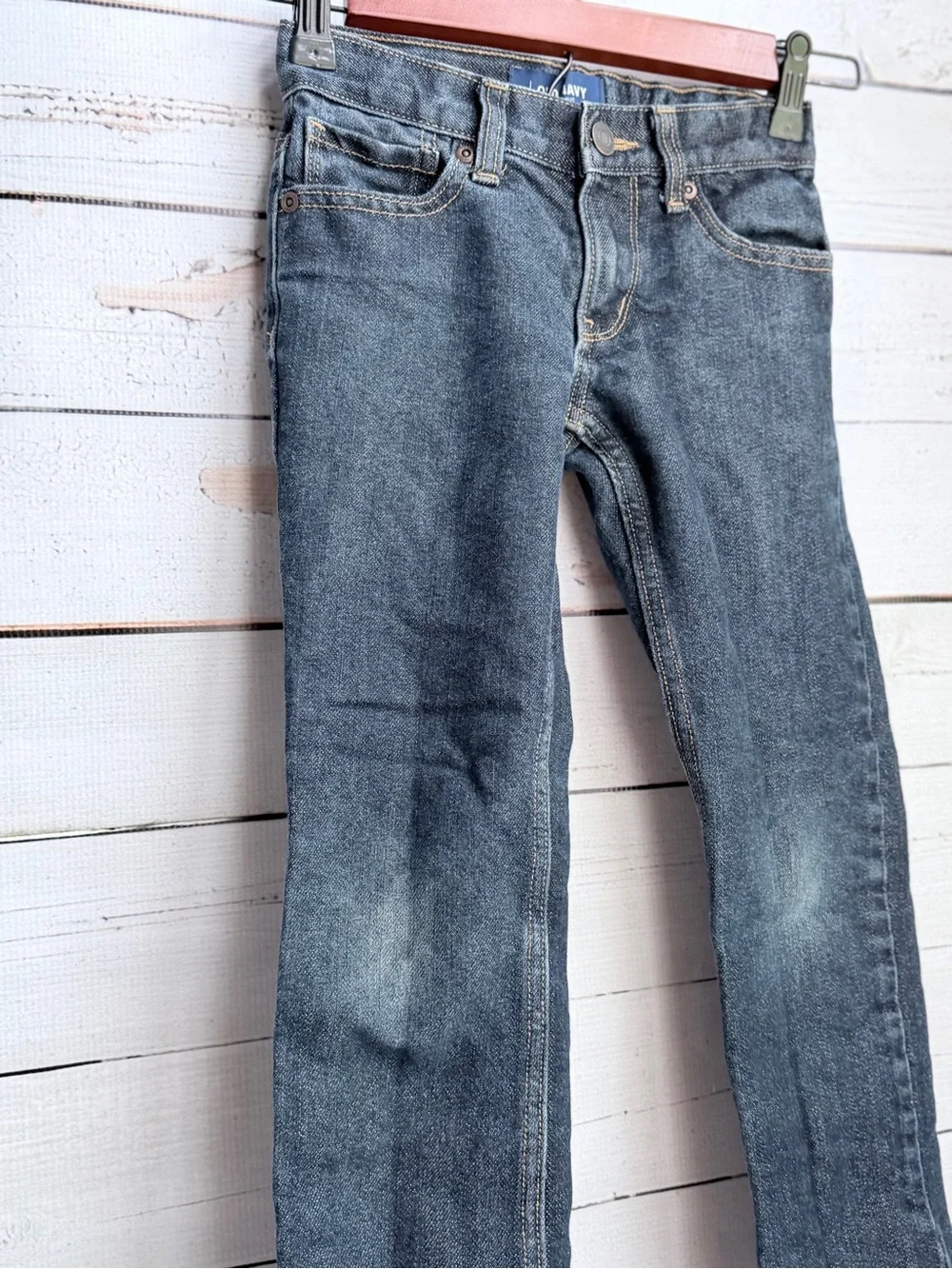 Old Navy Boys Blue Straight-Leg Jeans